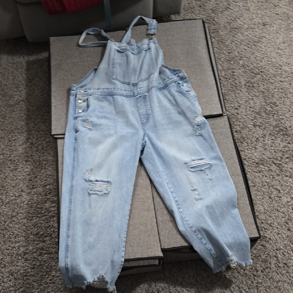 Women Size 1X Jessica Simpson Overall Jeans